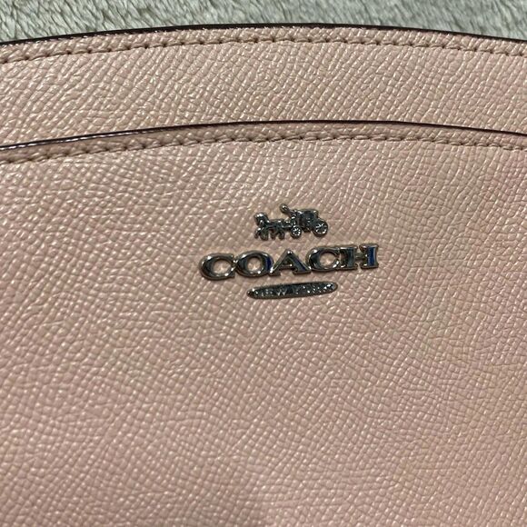 Coach Minetta Crossbody Shoulder Bag Convertible Petal Pink Pebble Leather EUC - Picture 7 of 15